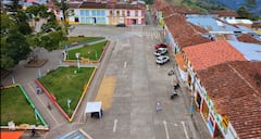 El municipio se caracteriza por sus casas coloridas.