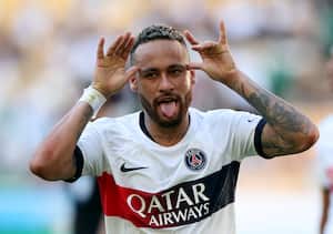 Neymar no tuvo continuidad ni en los amistosos de pretemporada.