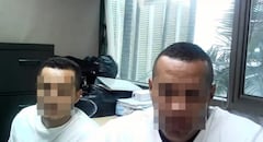 Uno de los capturados es señalado de ser el cabecilla de la banda de estafadores.
