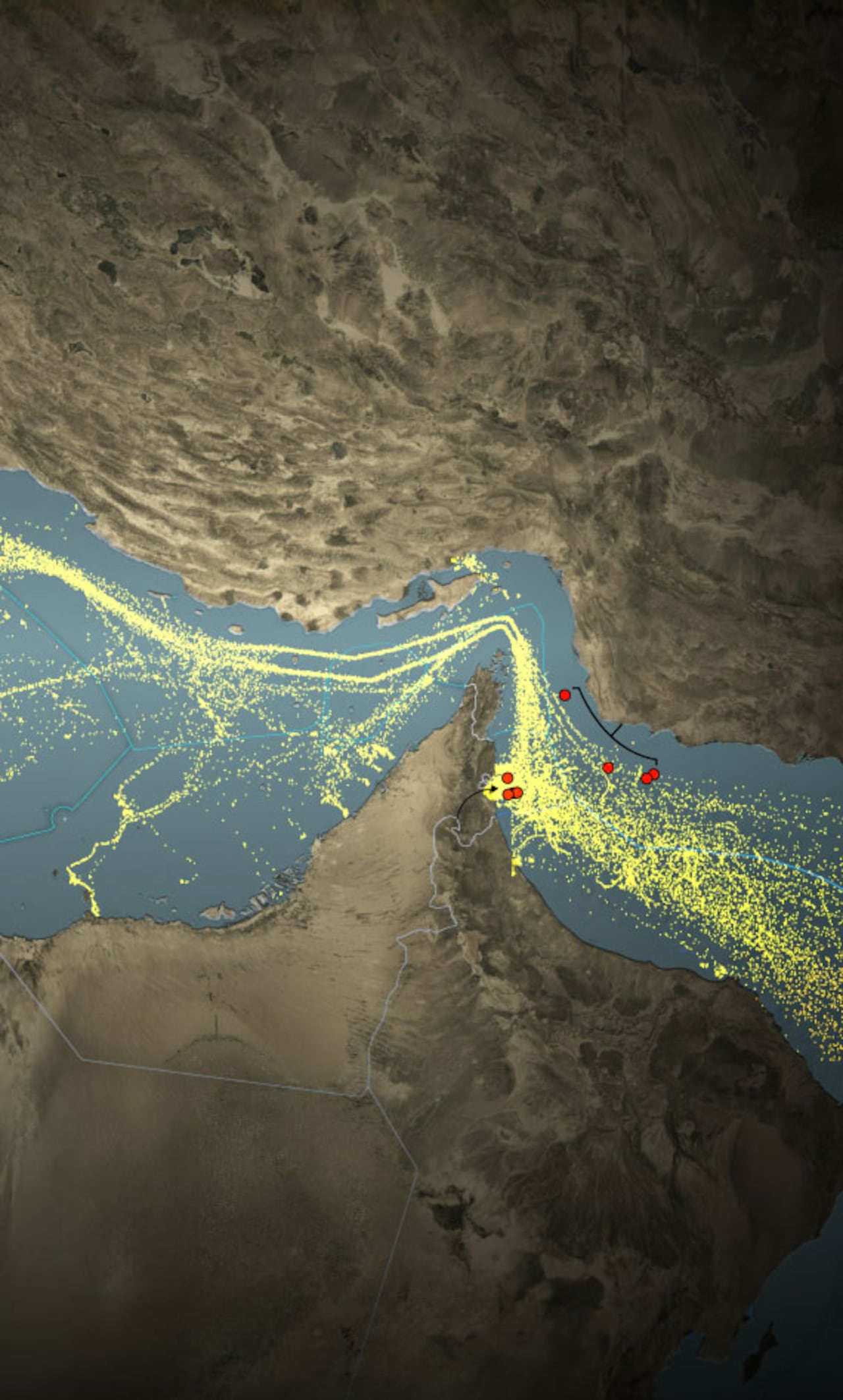 Esta ruta es esencial para el transporte mundial, especialmente de petróleo.