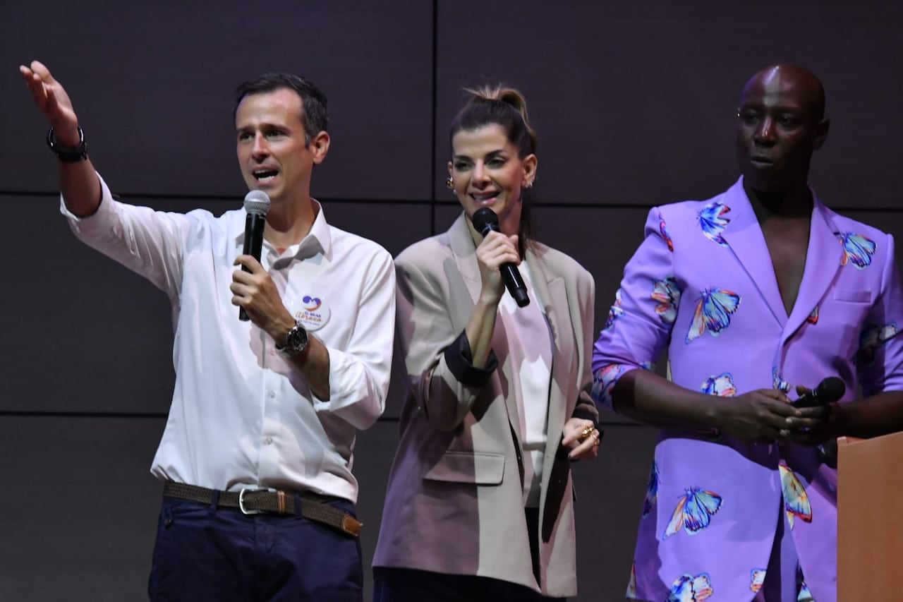 Carolina Cruz también estuvo presente en el Gran Abrazo por Cali.