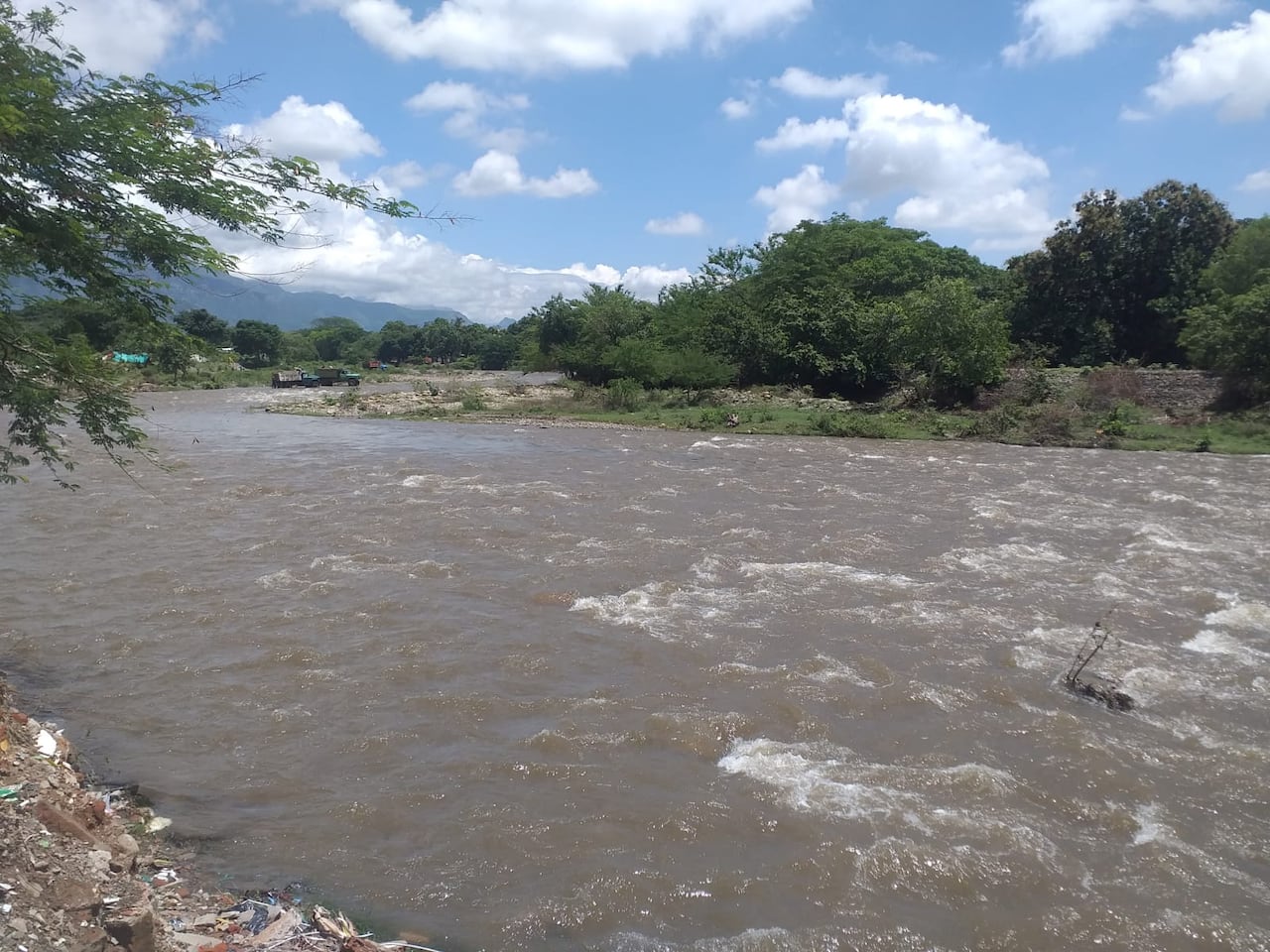Crecimiento del río Guatapurí