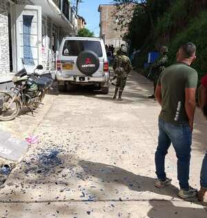 Motobomba contra el Ejército en Argelia, Cauca