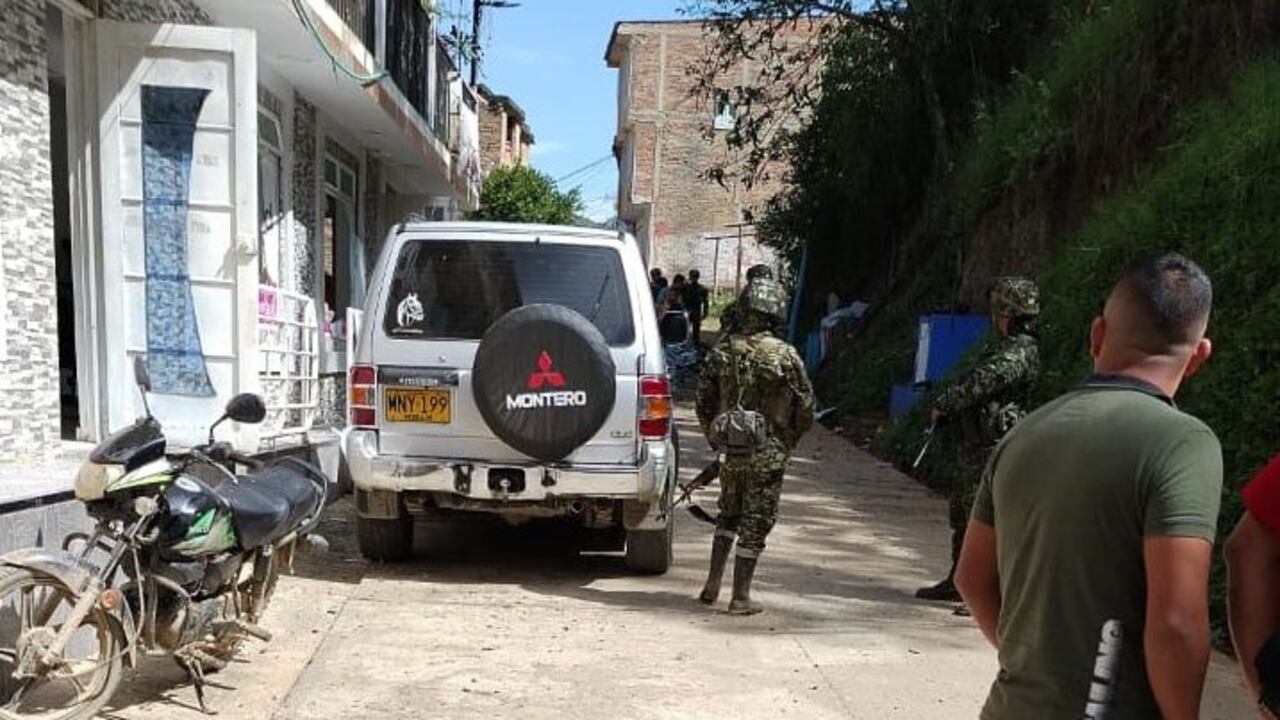 Motobomba contra el Ejército en Argelia, Cauca