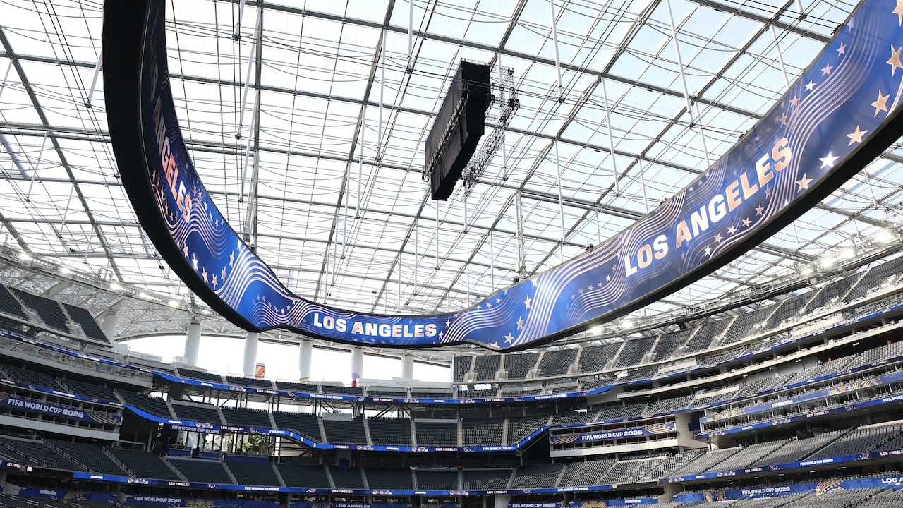 Vista general del interior del estadio antes del partido del Grupo D de la Copa Mundial de la FIFA 2026 entre Estados Unidos y Paraguay en el Estadio de Los Ángeles el 11 de junio de 2026 en Los Ángeles, California.