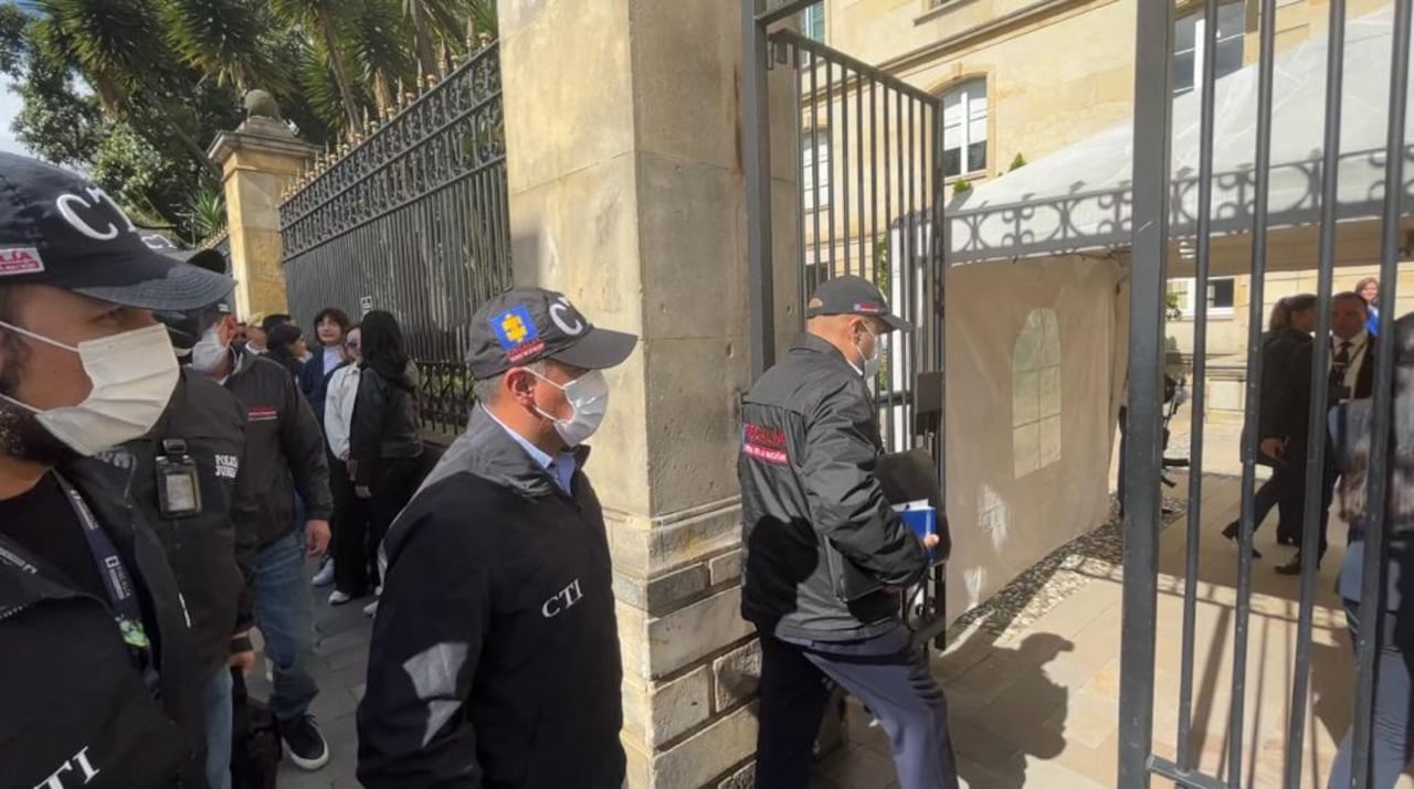 EL CTI de la Fiscalía adelantó una inspección en la Casa de Nariño.