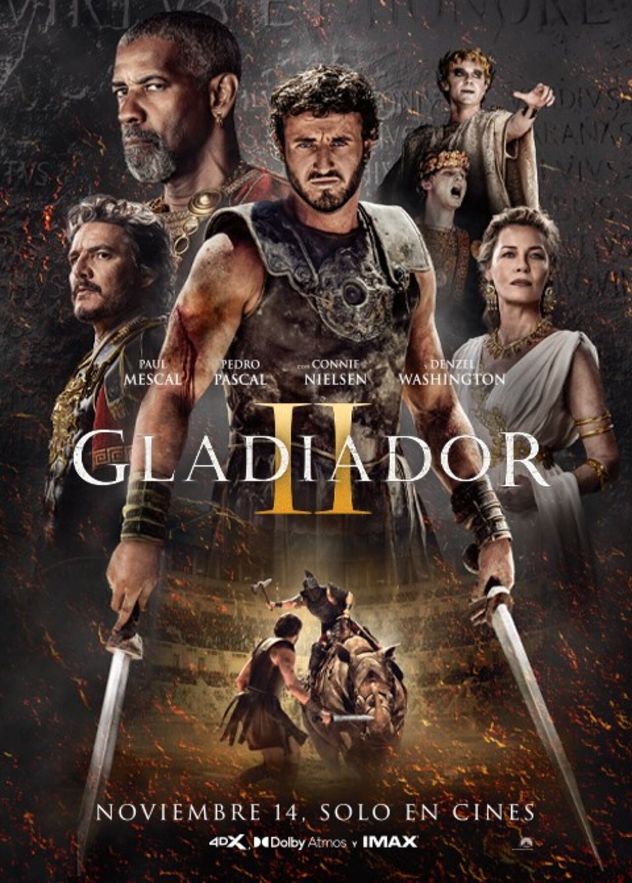 Gladiador II.
La animación hace un buen resumen visual de la historia del primer gladiador.