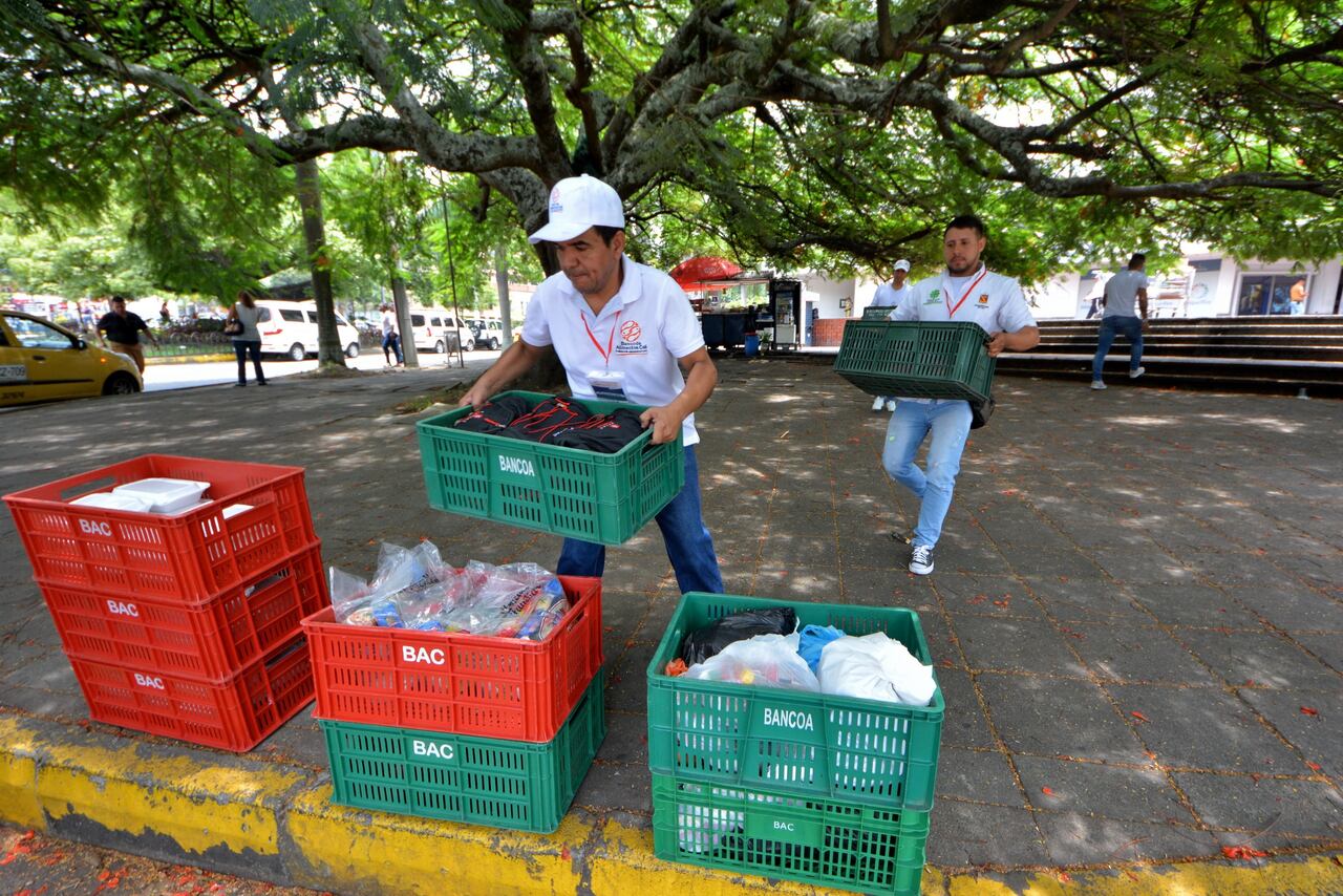 También se puede donar de forma virtual por medio de transferencias bancarias.