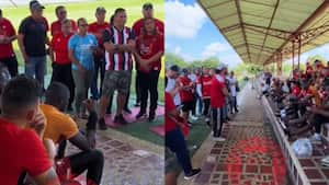 Se conoció a través de un video que integrantes y líderes de Barras Unidas, un colectivo que agrupa a todas las barras del América, visitaron las instalaciones de la sede deportiva del club en Cascajal, a las afueras del sur de Cali.