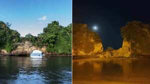 Colapsó el arco de El Morro en Tumaco, Nariño.
