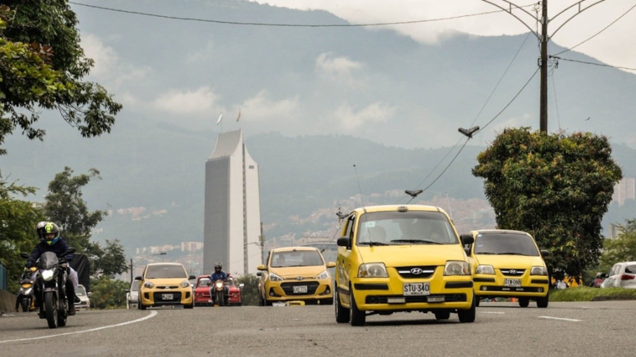 Vía de Medellín en la que regirá el pico y placa este doce de septiembre.