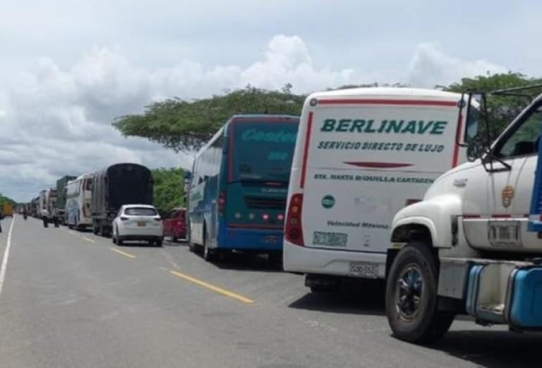 Luego de casi 30 horas, levantaron el bloqueo en la Troncal del Caribe.