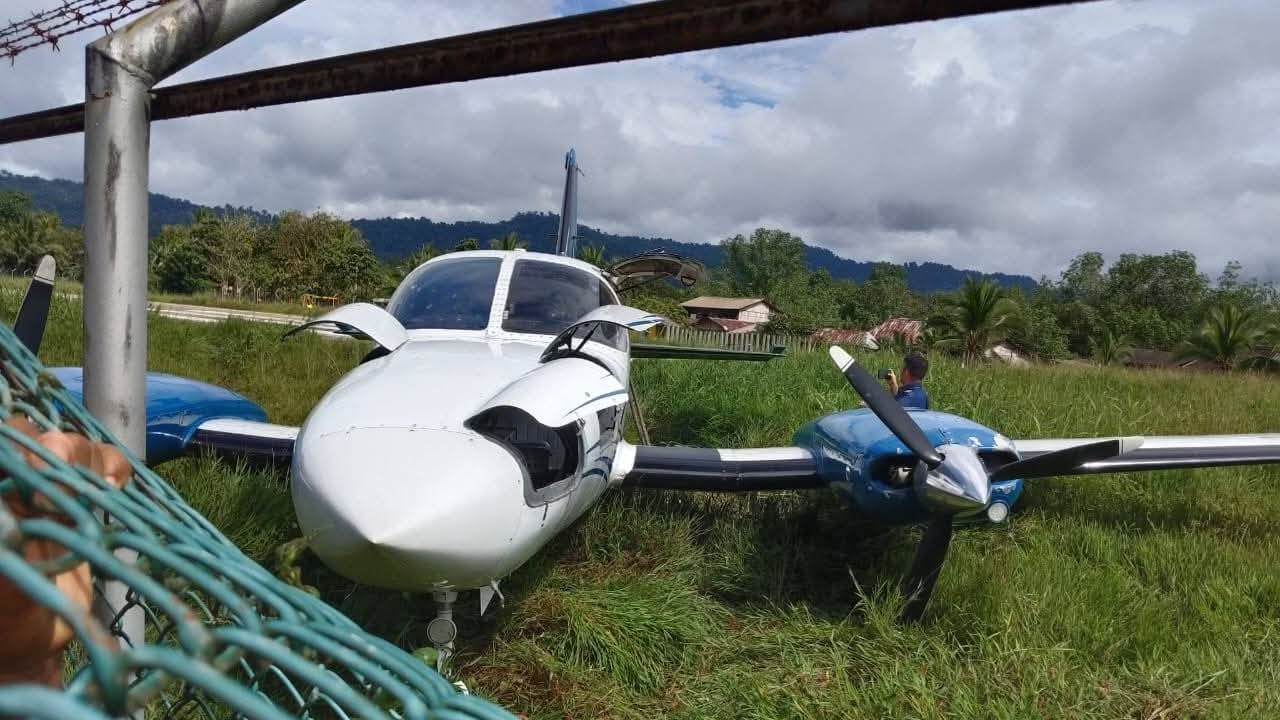 Los siete ocupantes —cinco pasajeros y dos pilotos— resultaron ilesos luego del incidente registrado en Nuquí.