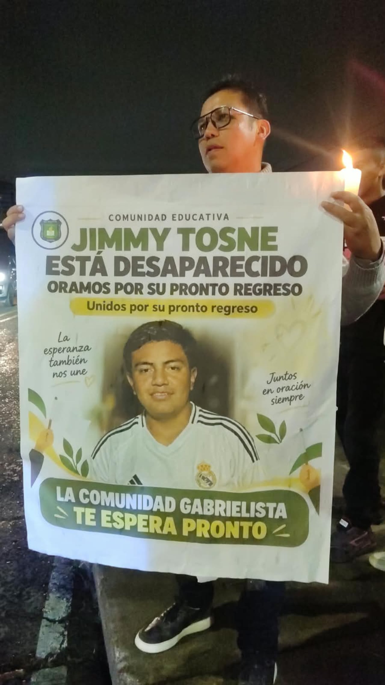 La desaparición de Jimmy Tosne mantiene en alerta a la Institución Educativa Gabriela Mistral, cuyos integrantes esperan conocer información que permita establecer qué ocurrió con el menor.