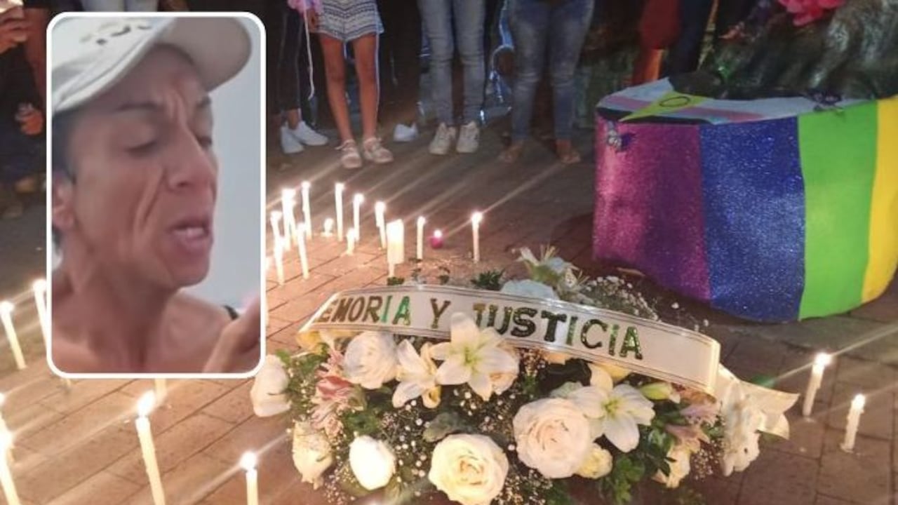 Varias velas fueron encendidas en memoria de esta mujer trans que perdió la vida en medio de una balacera que se presentó en la madrugada de este lunes 22 de septiembre en el barrio El Cadillal de Popayán.