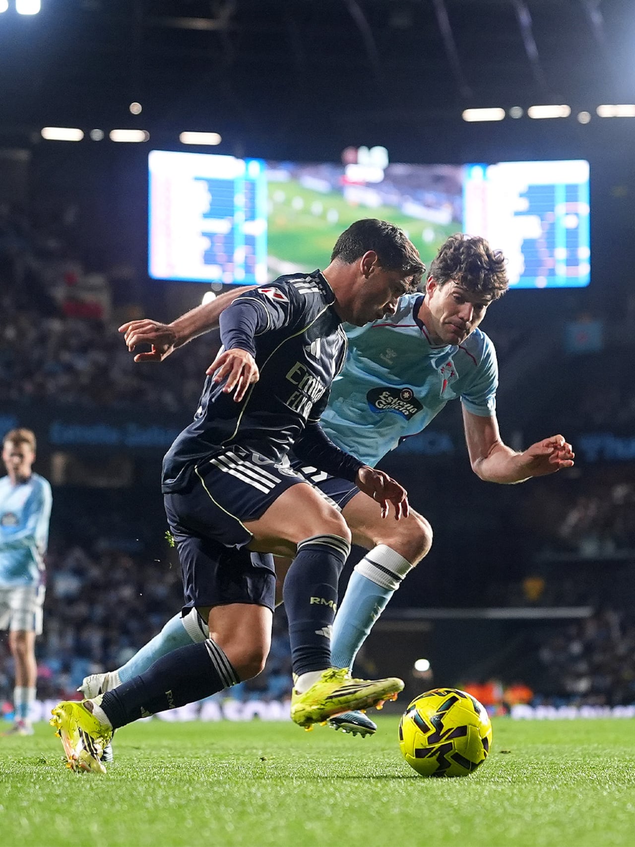 Imagen del partido entre Real Madrid y Celta de Vigo.