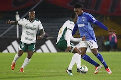 Imagen del partido entre Millonarios y Deportivo Cali por la fecha 6 del segundo semestre de la Liga colombiana 2025.