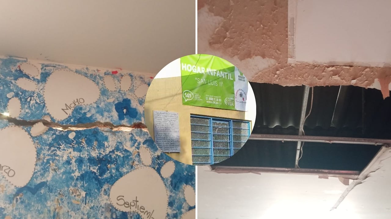 Padres de familia del hogar infantil San Luis II, en el oriente de Cali, expresaron su preocupación por la suspensión del servicio a 140 niños debido al deterioro de la infraestructura.