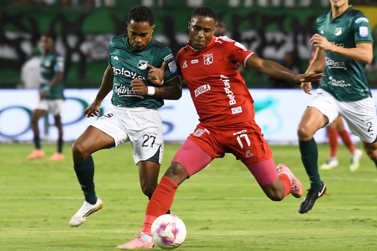 América 2 Deportivo Cali 0, Estadio Palmaseca. Liga Betplay.