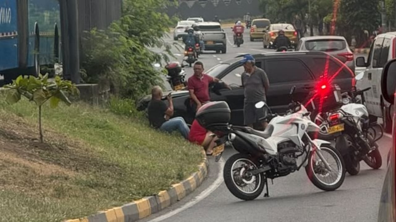 El accidente de tránsito en el norte de Cali.