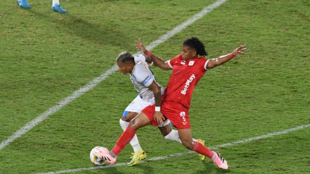 Imagen del partido entre América de Cali y Jaguares de Córdoba por la fecha 8 del primer semestre de la Liga Colombiana 2026.