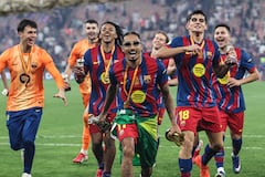 Raphinha fue la gran figura de esta gran final de clásico.