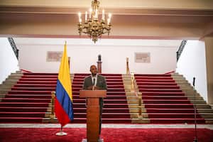 Rueda de prensa Cancillería, Luis Gilberto Murillo.