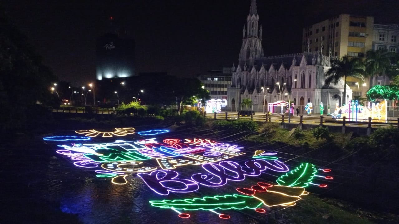 La historia de la salsa es el motivo de los alumbrados en Cali esta Navidad.
