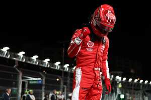 Charles Leclerc, dueño de 'La Pole' para el GP de Las Vegas.