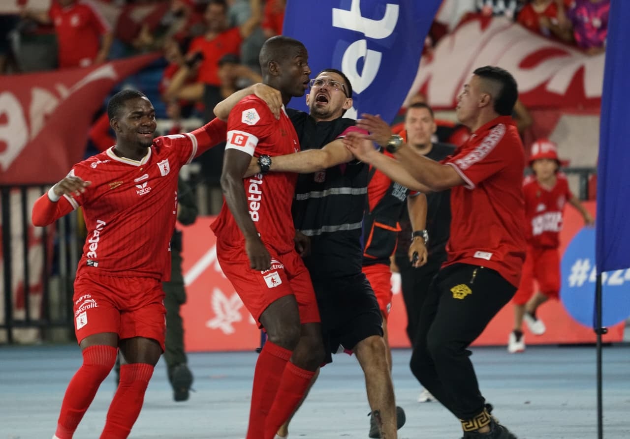 América de Cali vs, Santa Fe, cuartos de final de la Liga Betplay