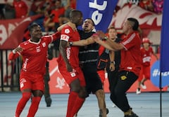 América de Cali vs, Santa Fe, cuartos de final de la Liga Betplay