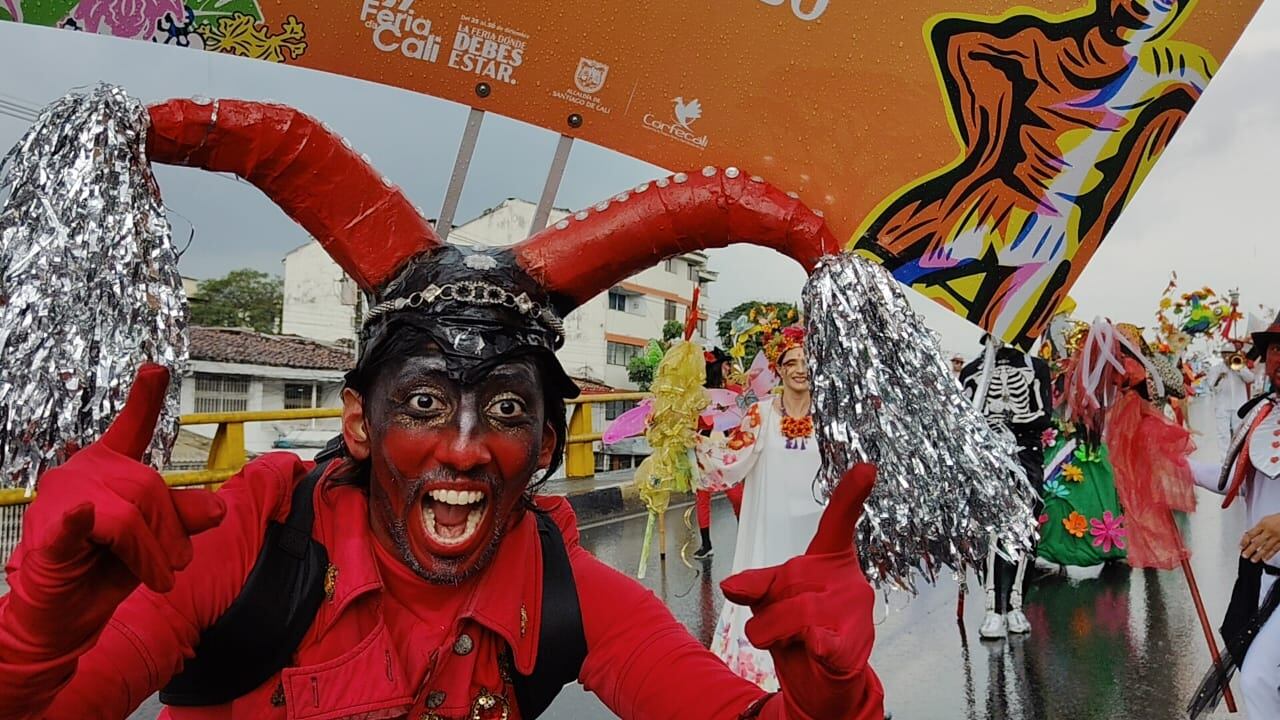 El Carnaval de Cali Viejo es uno de los más antiguos de la ciudad en esta Feria de Cali número 67 de 2024. Jorge Orozco / El País. Carnaval de Cali Viejo - Feria de Cali