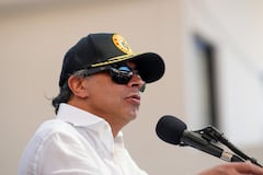 El presidente, Gustavo Petro, el 11 de febrero de 2026 en Chaparral (Tolima)