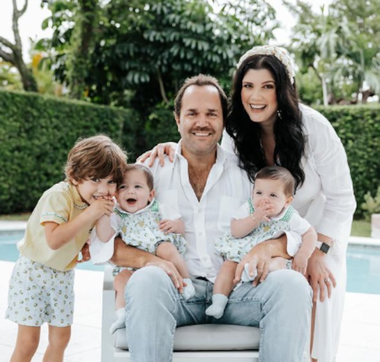 Andrea Nocetti se defendió de críticas por la forma en la que viste a sus hijos