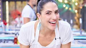 Carolina Cuervo en MasterChef Celebrity 2024.