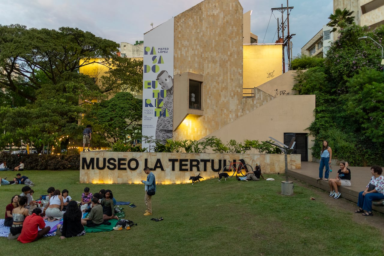 Mateo López en el Museo La Tertulia de Cali.