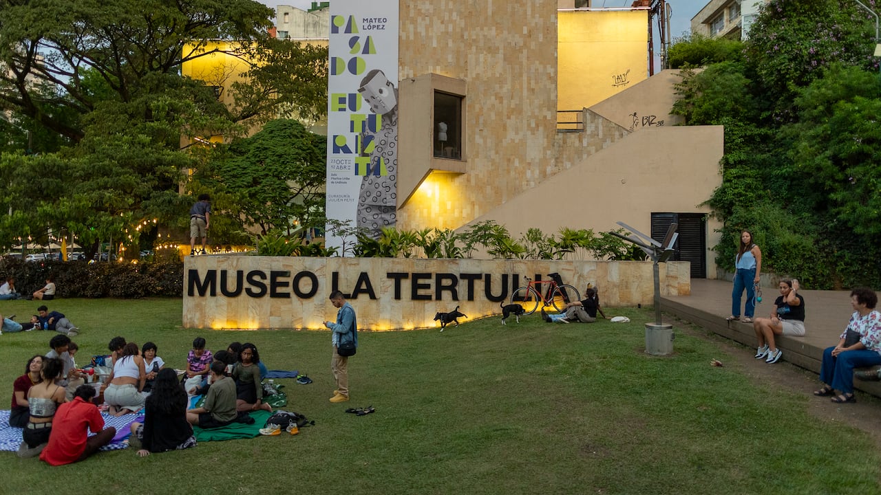 Mateo López en el Museo La Tertulia de Cali.