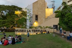 Mateo López en el Museo La Tertulia de Cali.