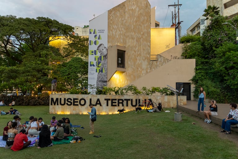 Mateo López en el Museo La Tertulia de Cali.