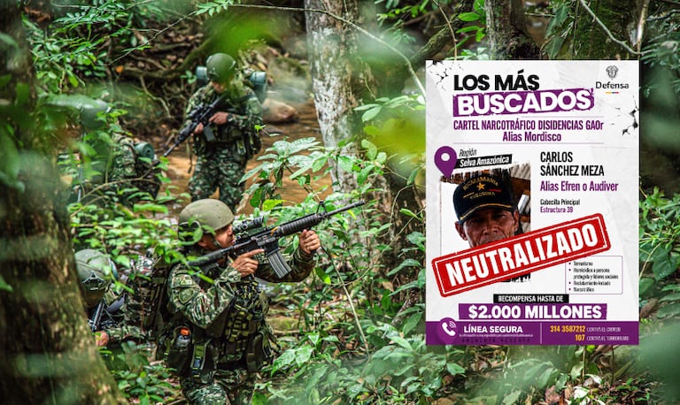 Tropas de las Fuerzas Militares y de la Policía hicieron parte del operativo.