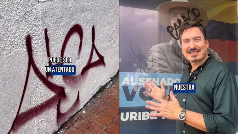 El candidato a la Cámara de Representantes del Valle por el partido del Centro Democrático, denunció públicamente el segundo acto de vandalismo a su sede en Cali.
