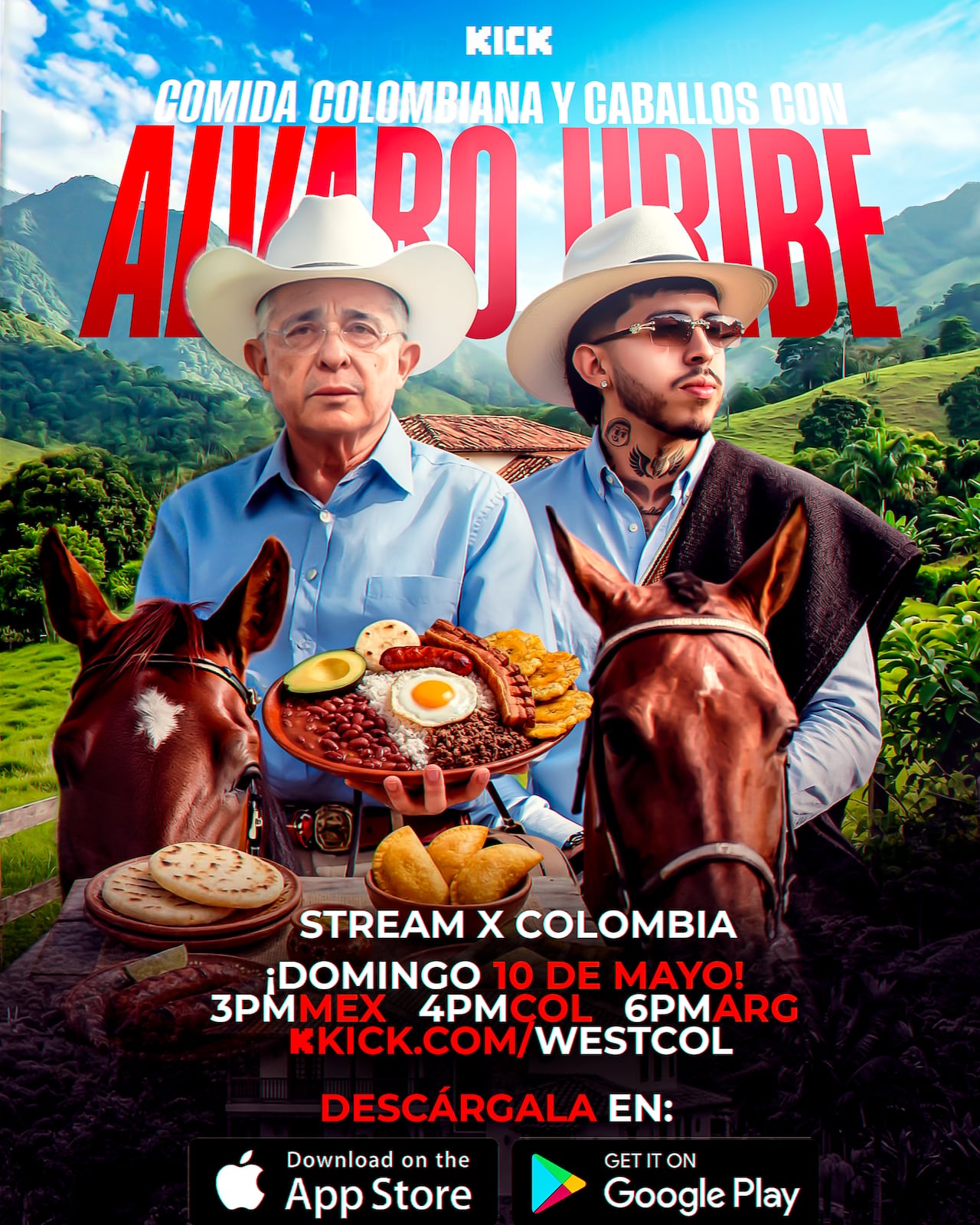 Westcol se reunirá con Álvaro Uribe el próximo 10 de mayo.