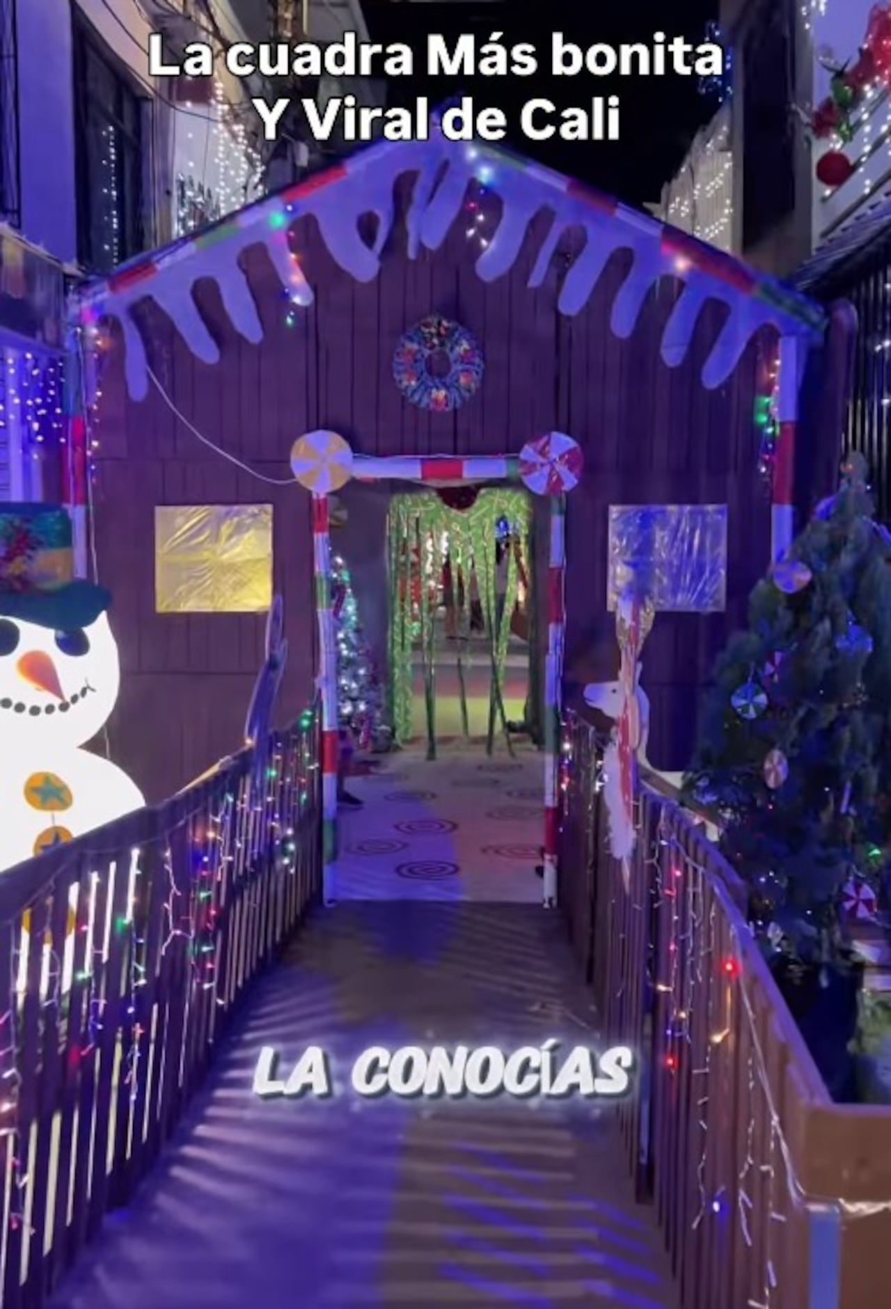 Luces, dulces y unión: el barrio San Luis II vuelve a conquistar la Navidad caleña.