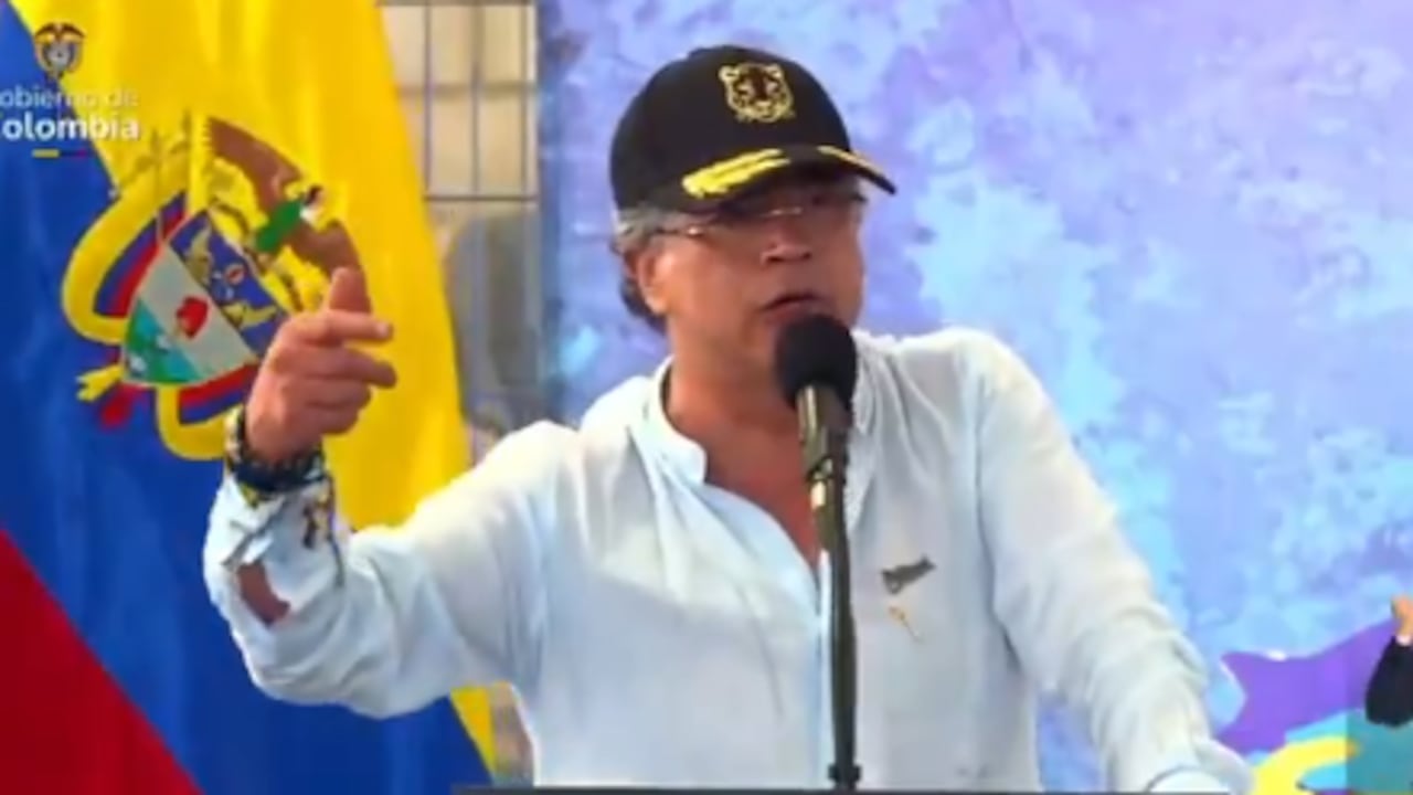 Presidente Gustavo Petro, desde Santa Marta