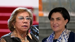 la canciller de Colombia, Rosa Villavicencio, y su par de Ecuador, Gabriela Sommerfel