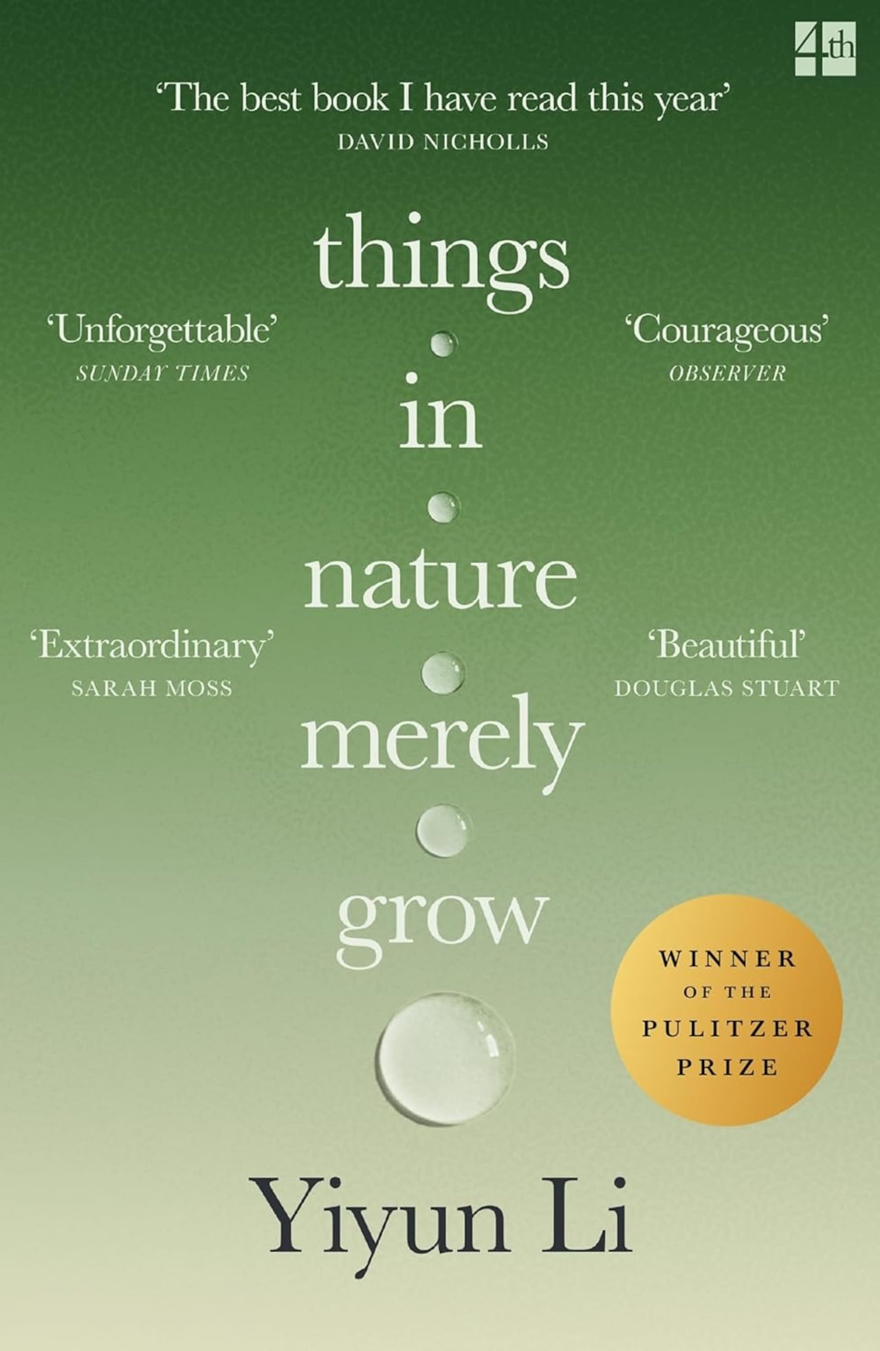 ‘Things in nature marely grow’
Autora: Yiyun Li.