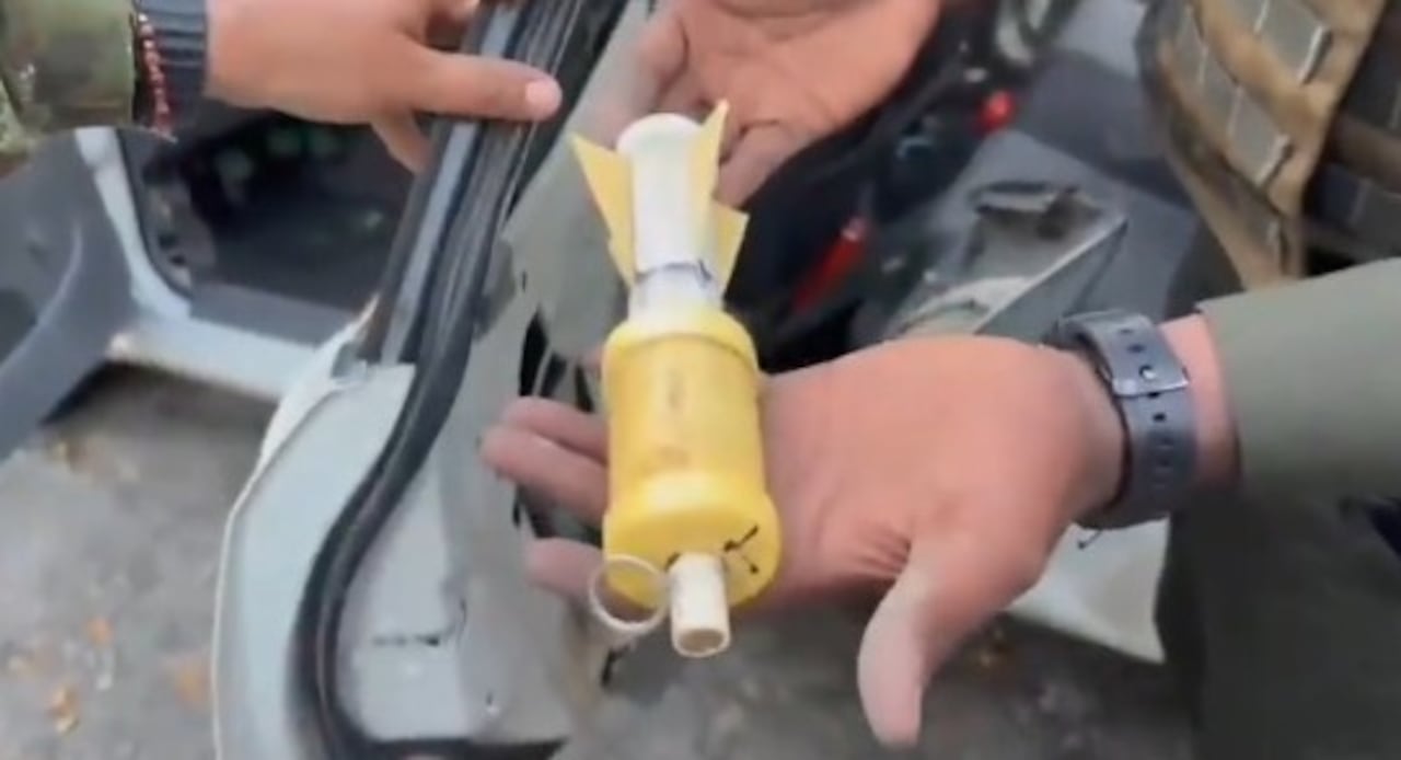 Estos son los explosivos que fueron incautados en el carro del presunto terrorista.