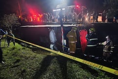 Más de 15 ambulancias fueron utilizadas desplegadas para atender a los pasajeros lesionados y trasladarlos a centros asistenciales de la capital del Cauca.