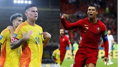 James y Cristiano en el Mundial