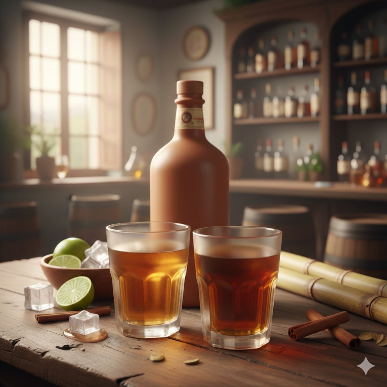 El costo del aguardiente y ron subirá en Colombia. Foto: Creada con Gemini IA